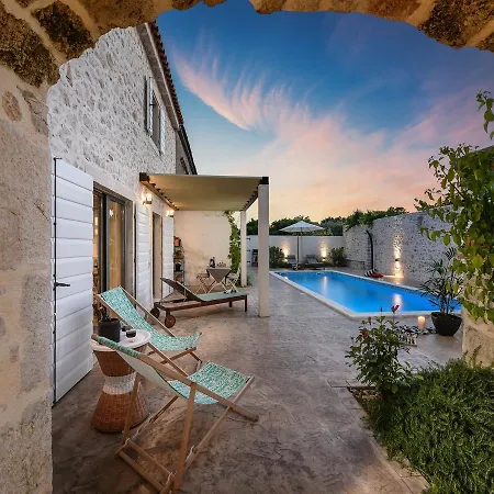 Dalmatian Stone With Heated Pool,